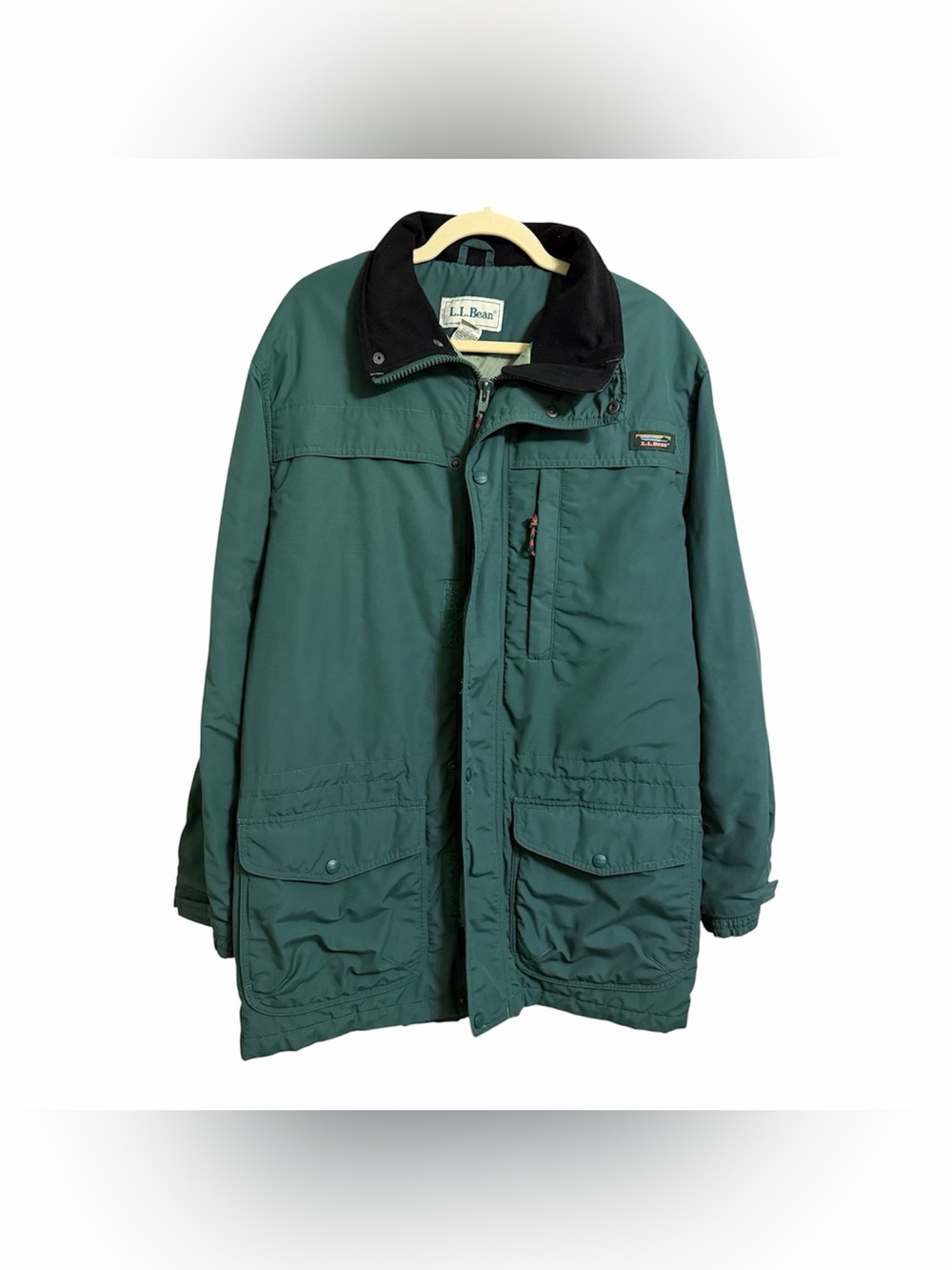 VTG LL Bean Mens Thinsulate Thermal Insulation Parka Jacket Size M Tall USA